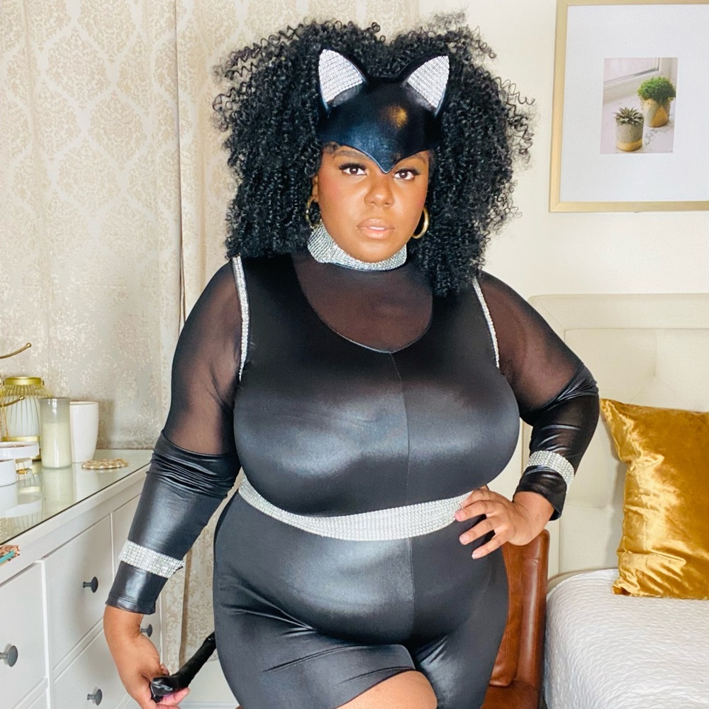 Plus Size Catwoman Halloween Costume